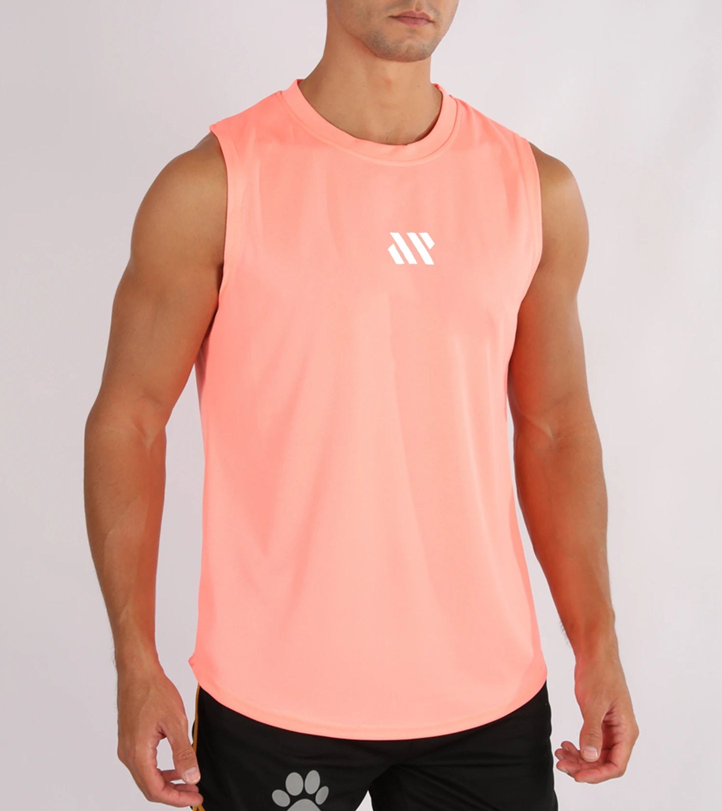 Gym Vest for Menn - Bodybuilding Singlet Ermeløs Treningstopp