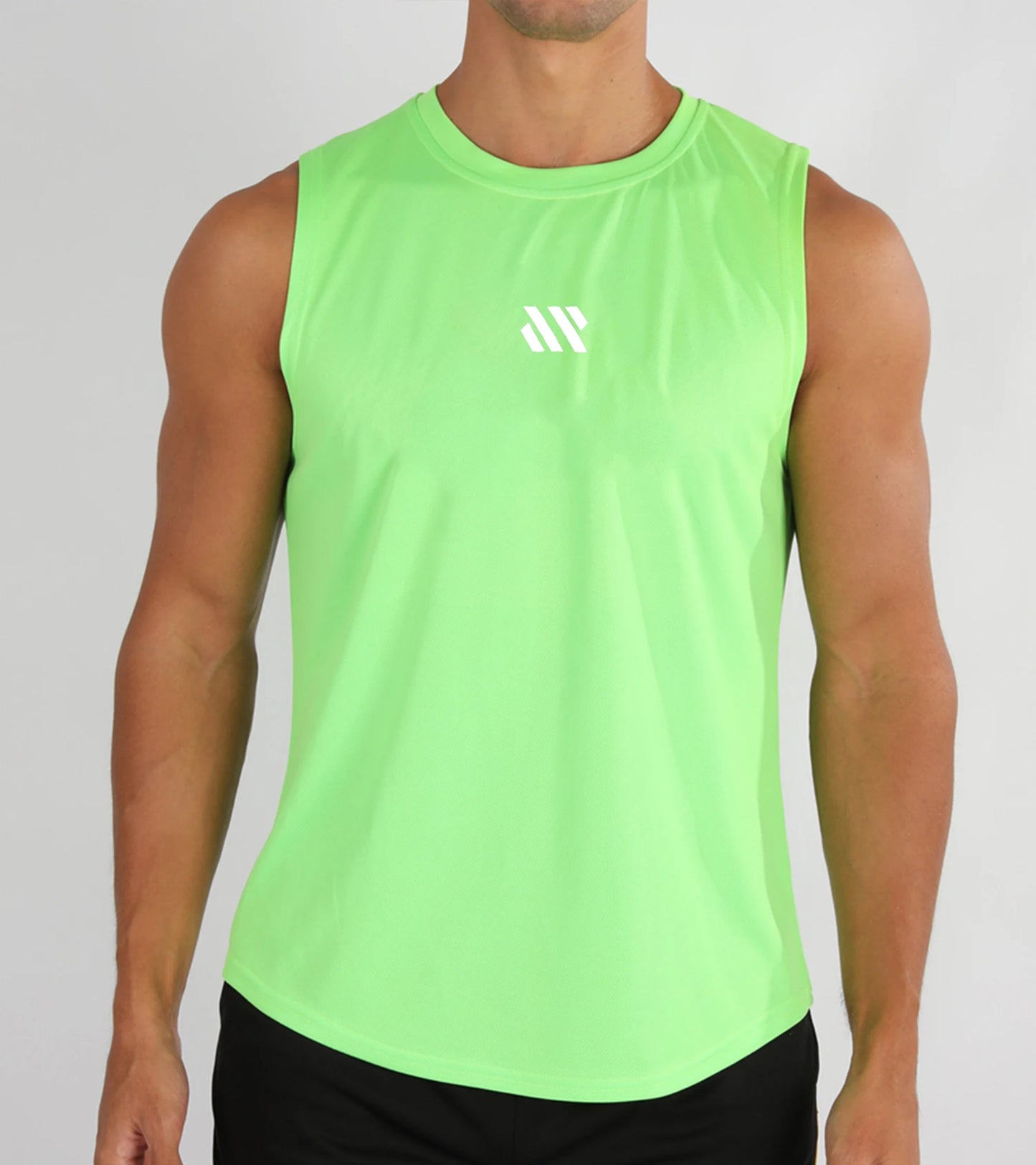 Gym Vest for Menn - Bodybuilding Singlet Ermeløs Treningstopp
