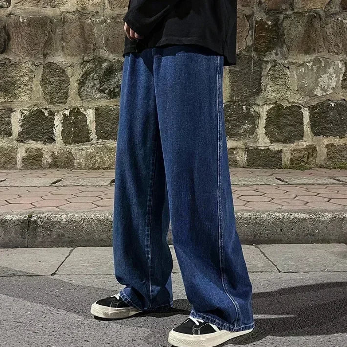 Streetwear Wide Leg Jeans – Løs passform