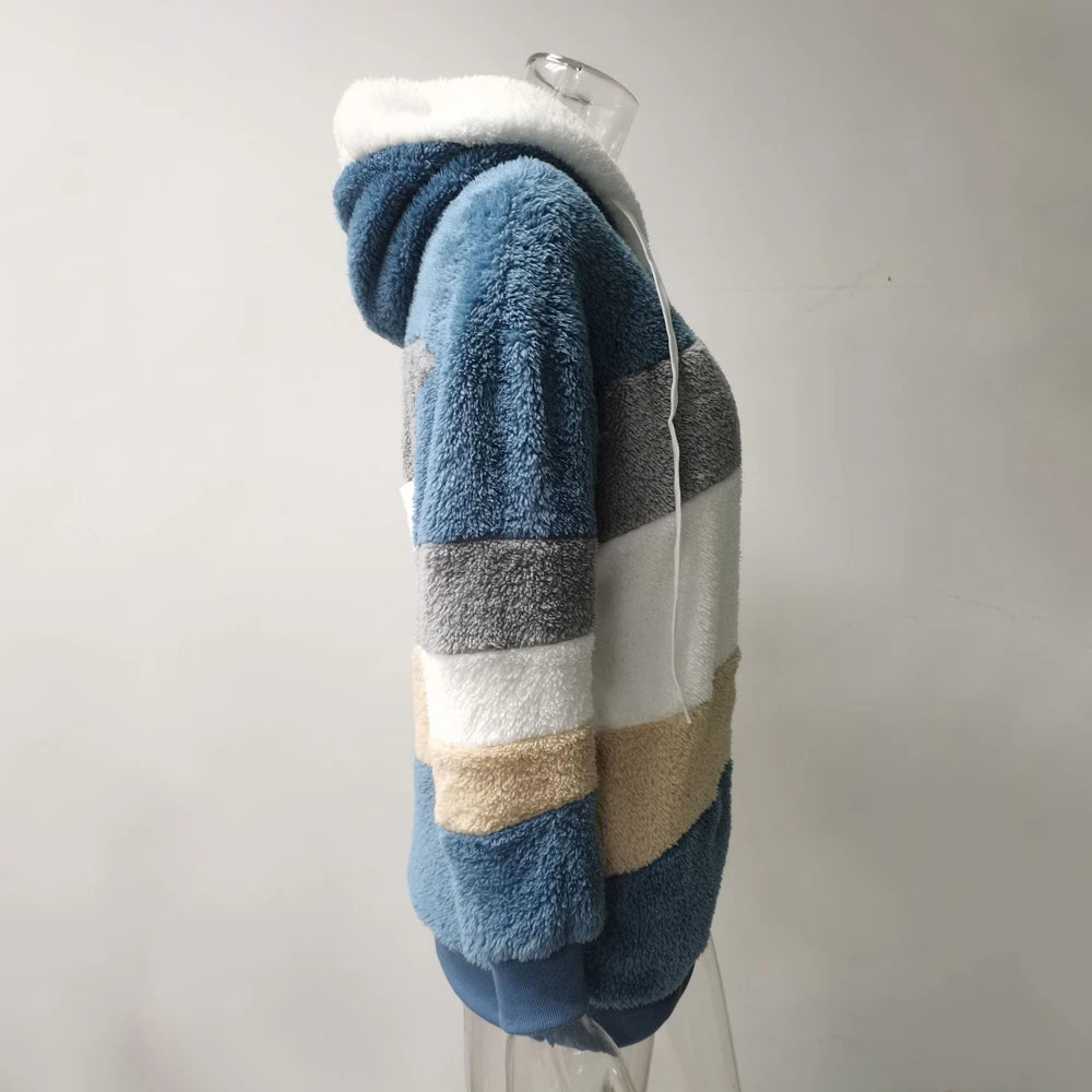 Oversized Hette-jakke Dame – Varm Vinterjakke med Glidelås