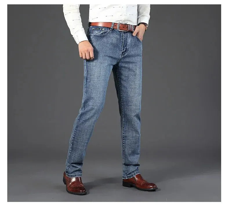 Herrejeans – Klassisk Straight Fit | Business & Casual