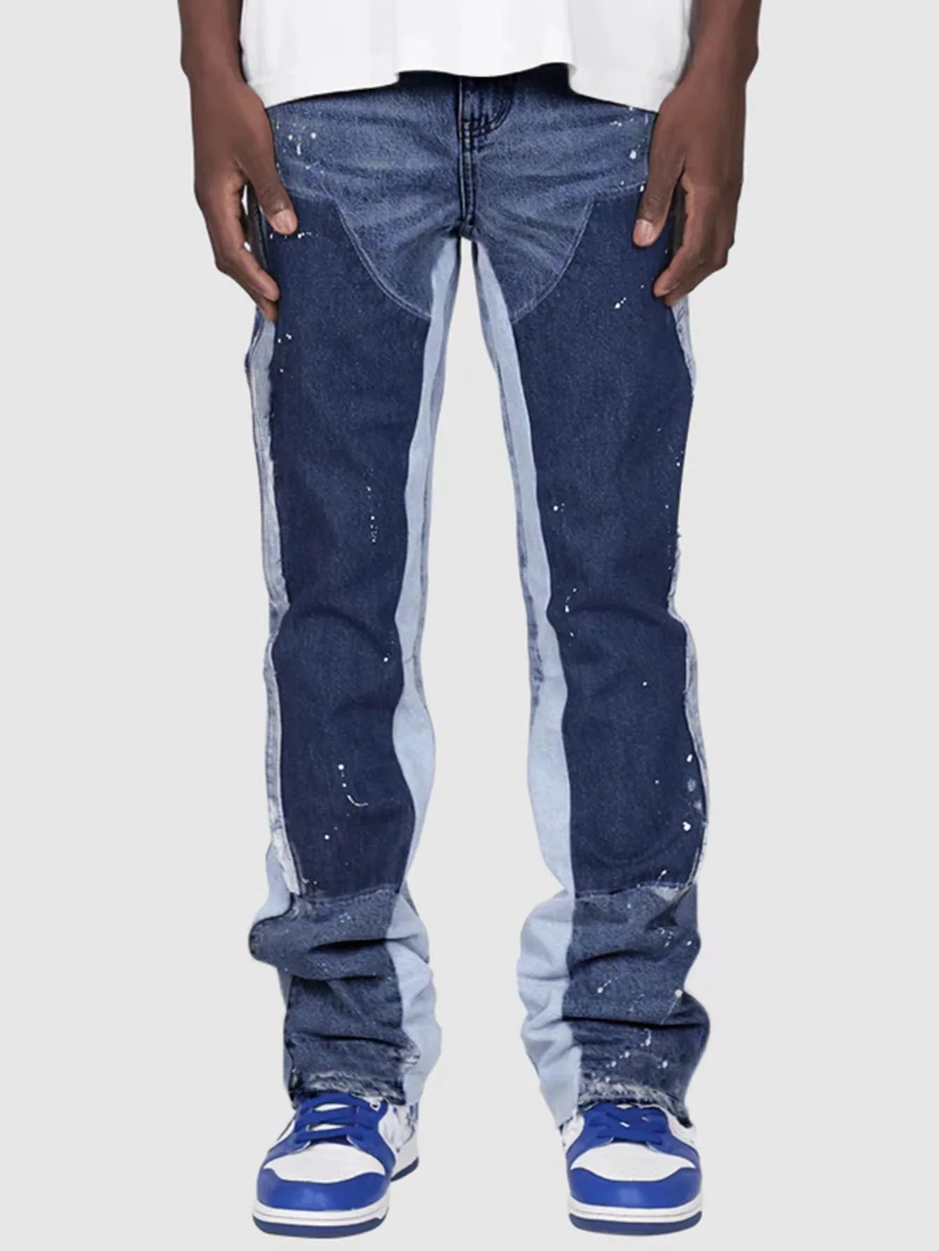 Elastiske Flared Jeans – Workwear stil