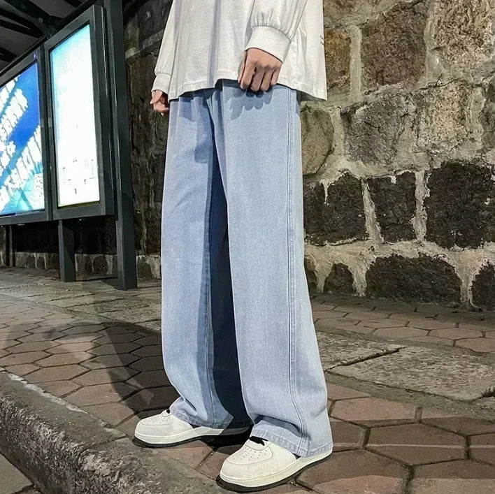Streetwear Wide Leg Jeans – Løs passform