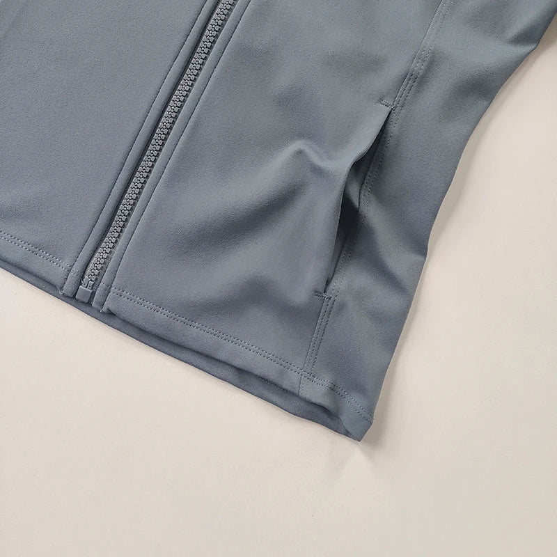 Treningsjakke for kvinner – Slim Fit Cardigan med glidelås