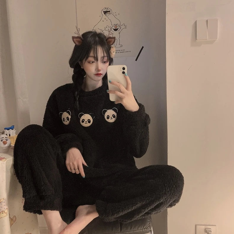 Fleece Pyjamasett for Kvinner