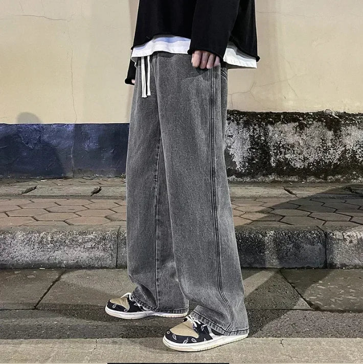 Streetwear Wide Leg Jeans – Løs passform