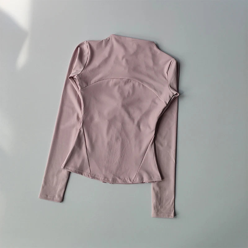 Treningsjakke for kvinner – Slim Fit Cardigan med glidelås