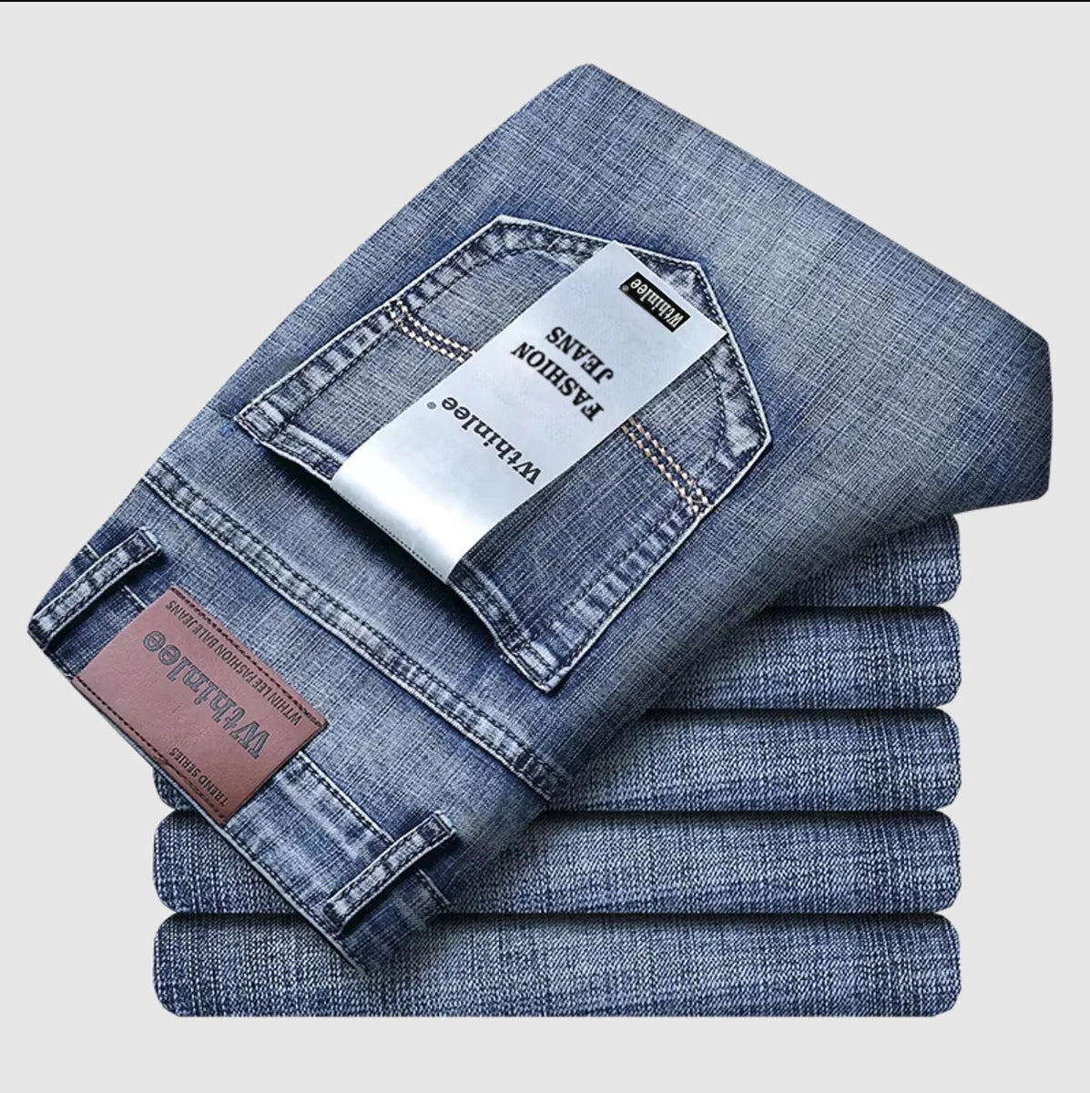 Herrejeans – Klassisk Straight Fit | Business & Casual