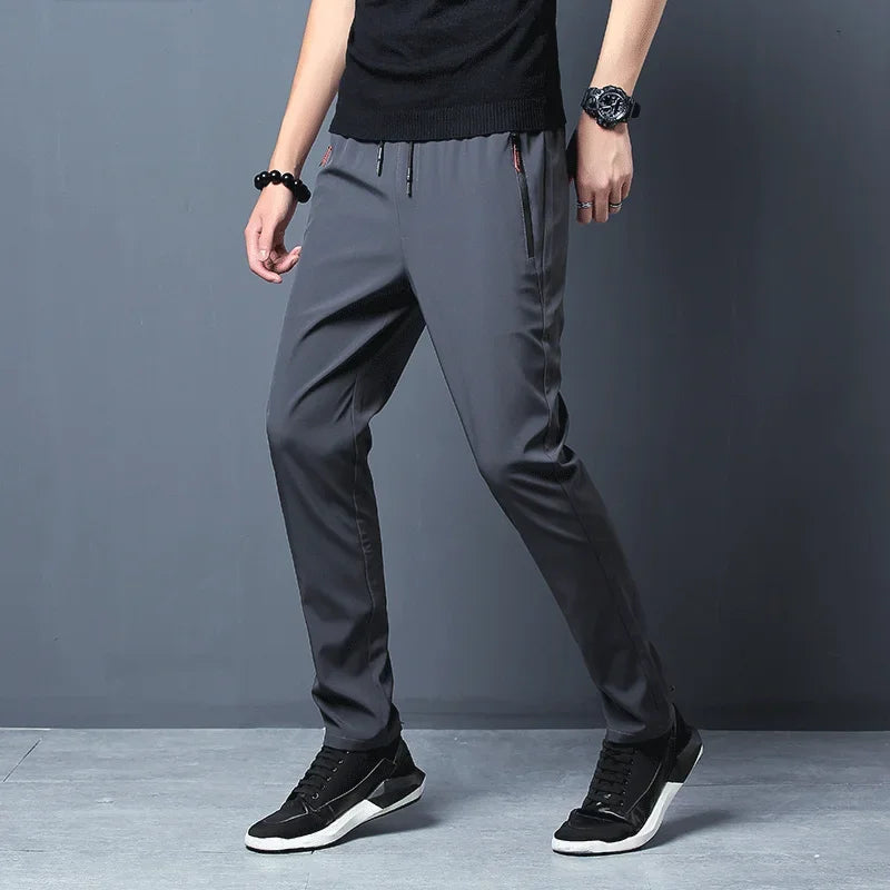 Casual joggebukse for menn – slim fit med elastisk midje