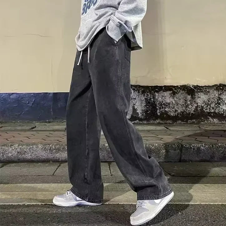 Streetwear Wide Leg Jeans – Løs passform