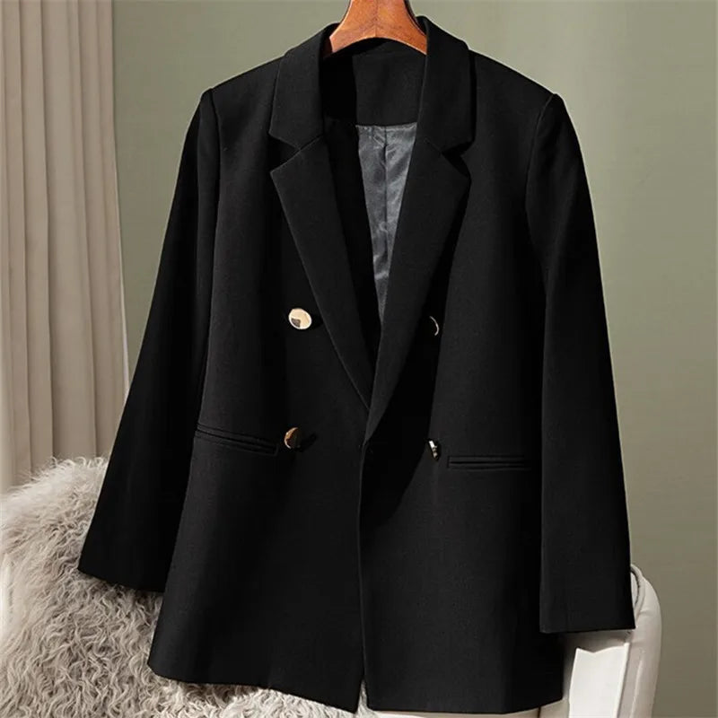 Oversized Blazer Dame – Britisk Stil, Kontorjakke