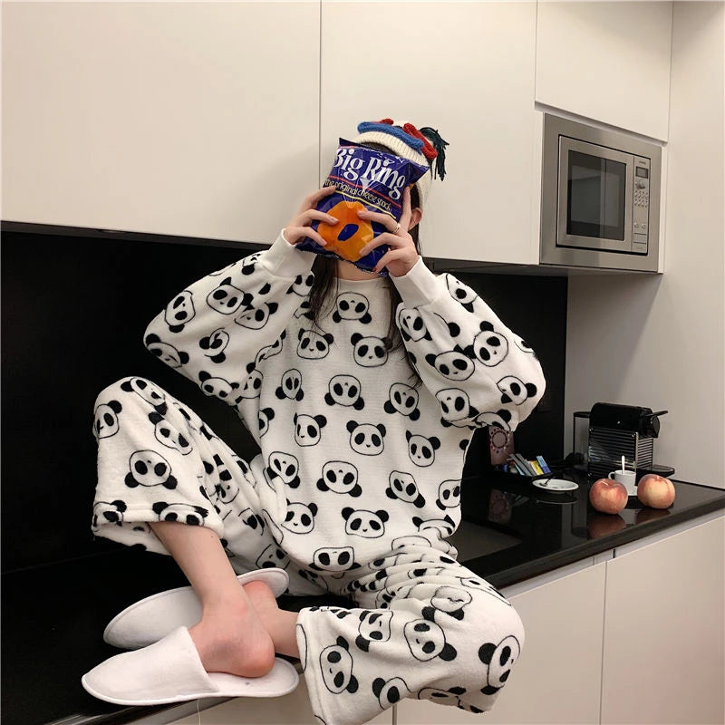 Fleece Pyjamasett for Kvinner