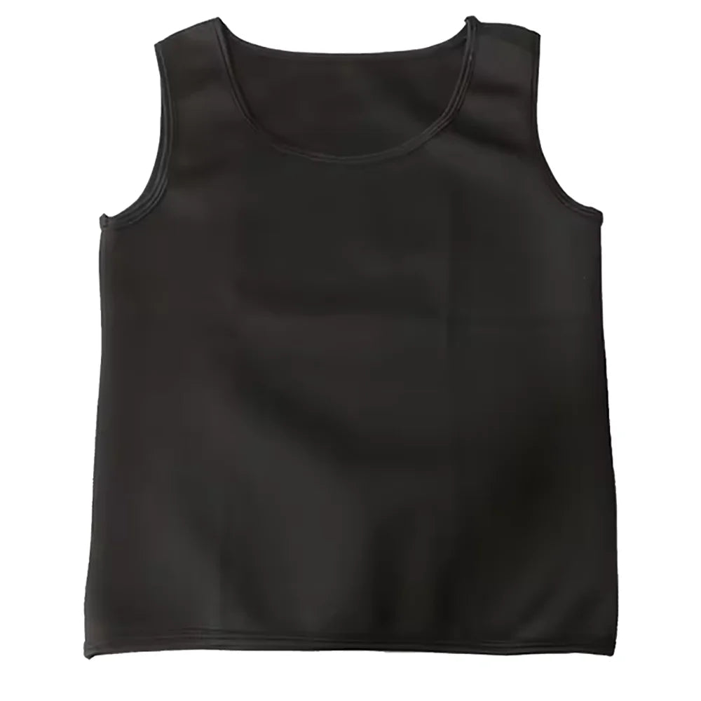 Trenings T-skjorte for Menn - Sauna Effekt Vest for Vekttap og Trening