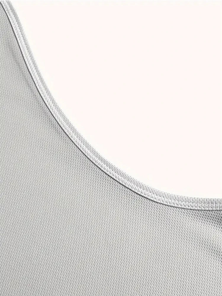 Gym Vest for Menn - Bodybuilding Singlet Ermeløs Treningstopp