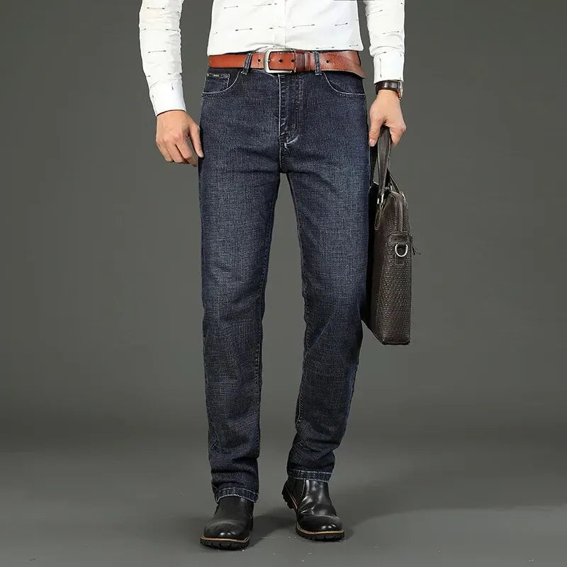 Herrejeans – Klassisk Straight Fit | Business & Casual