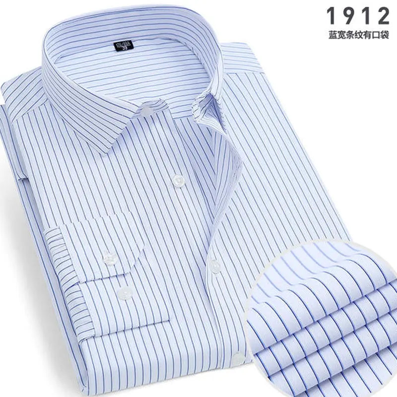 Slim Fit Stripete Herreskjorte – Smart og Stilren