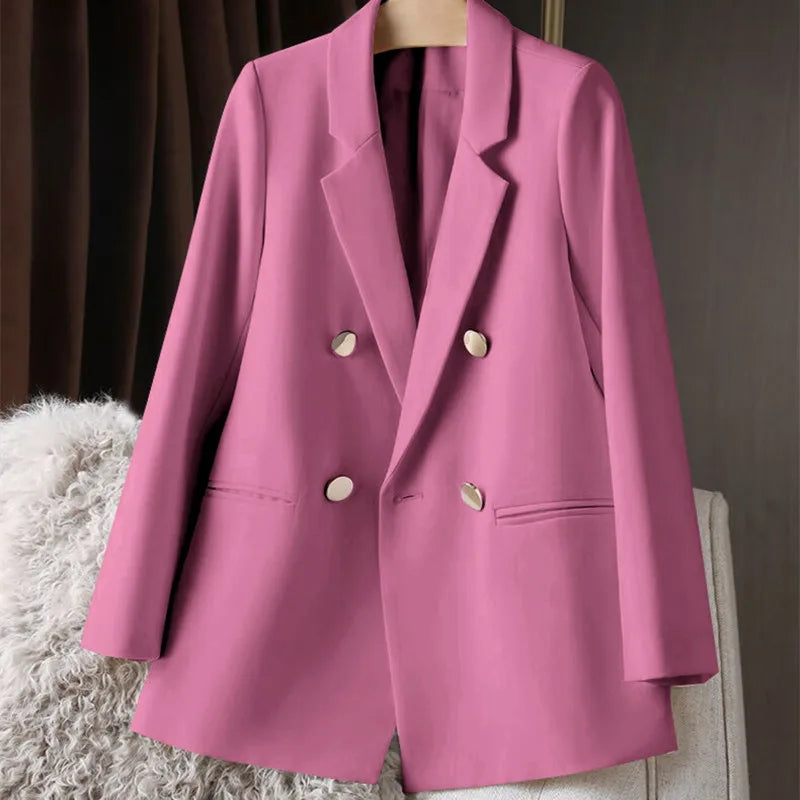 Oversized Blazer Dame – Britisk Stil, Kontorjakke