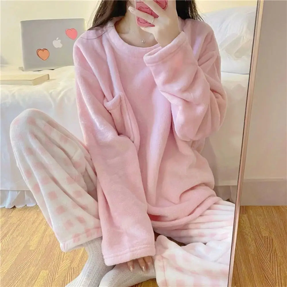 Fleece Pyjamasett for Kvinner