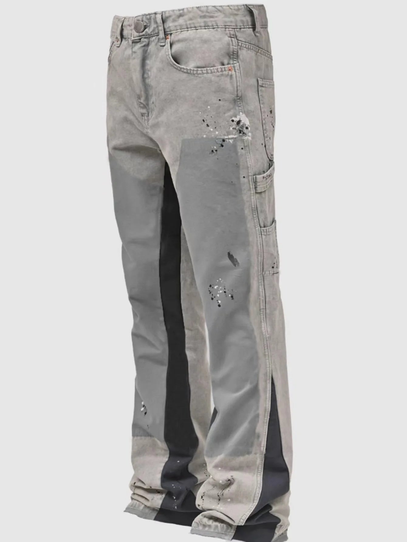Elastiske Flared Jeans – Workwear stil