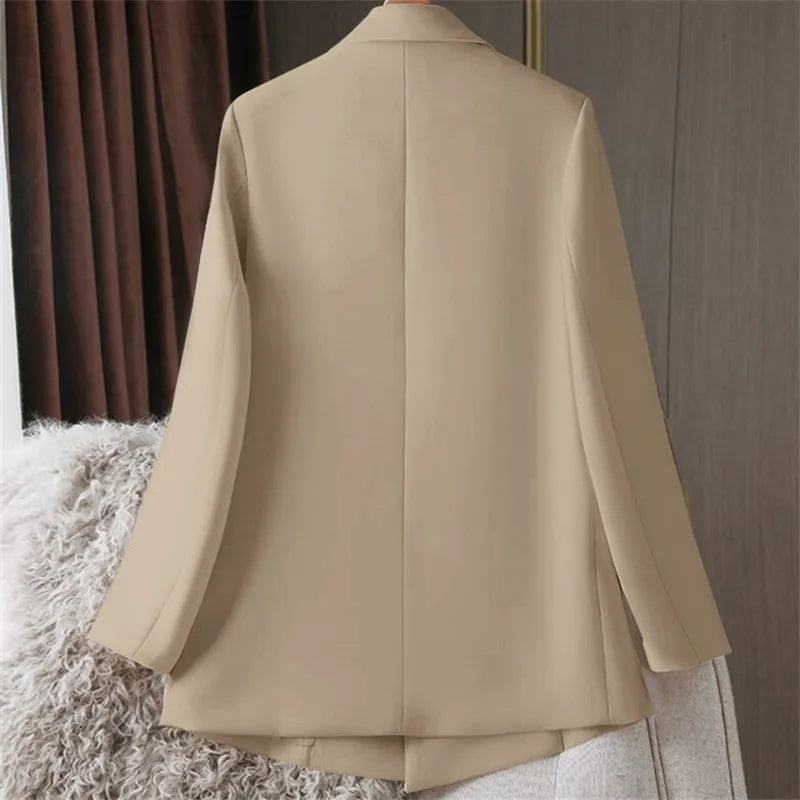 Oversized Blazer Dame – Britisk Stil, Kontorjakke