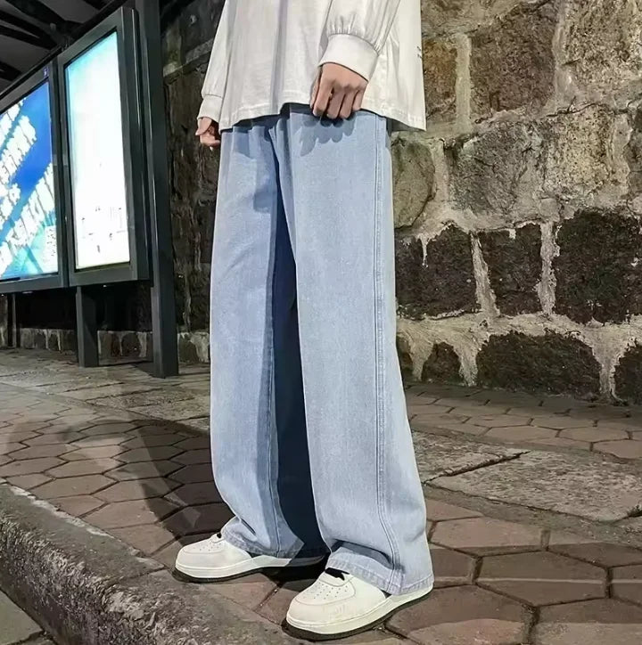 Streetwear Wide Leg Jeans – Løs passform