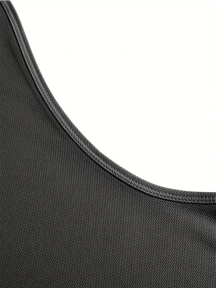 Gym Vest for Menn - Bodybuilding Singlet Ermeløs Treningstopp