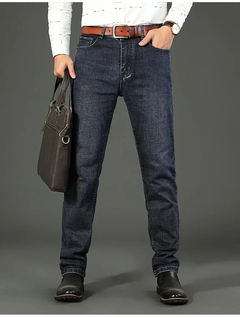 Herrejeans – Klassisk Straight Fit | Business & Casual