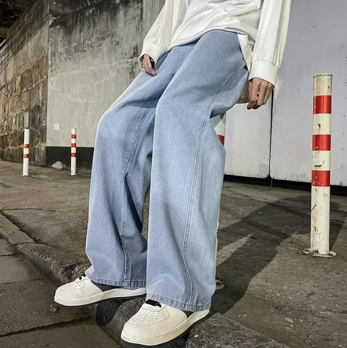 Streetwear Wide Leg Jeans – Løs passform