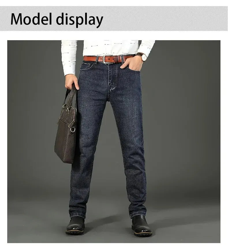 Herrejeans – Klassisk Straight Fit | Business & Casual