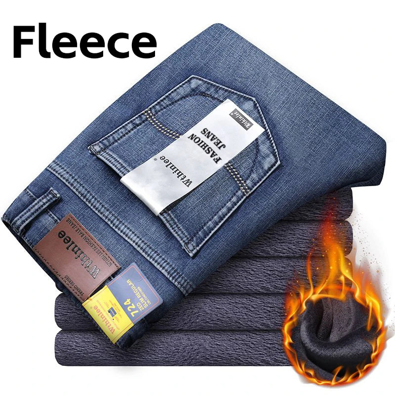 Herrejeans – Klassisk Straight Fit | Business & Casual