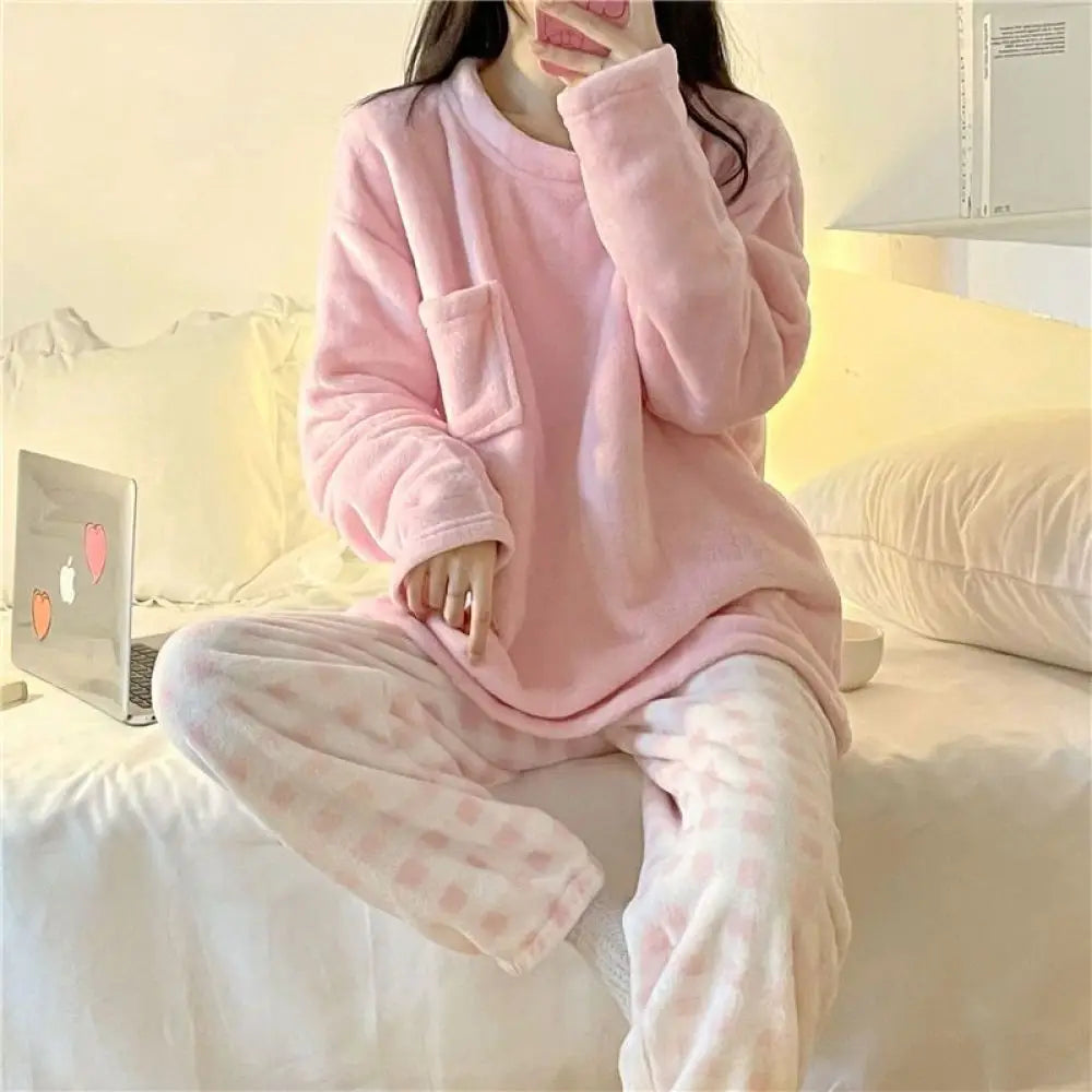 Fleece Pyjamasett for Kvinner