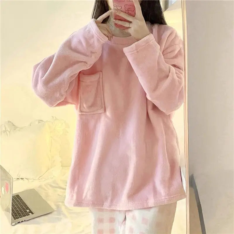 Fleece Pyjamasett for Kvinner