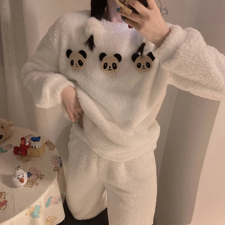 Fleece Pyjamasett for Kvinner