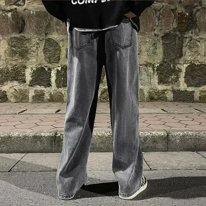 Streetwear Wide Leg Jeans – Løs passform