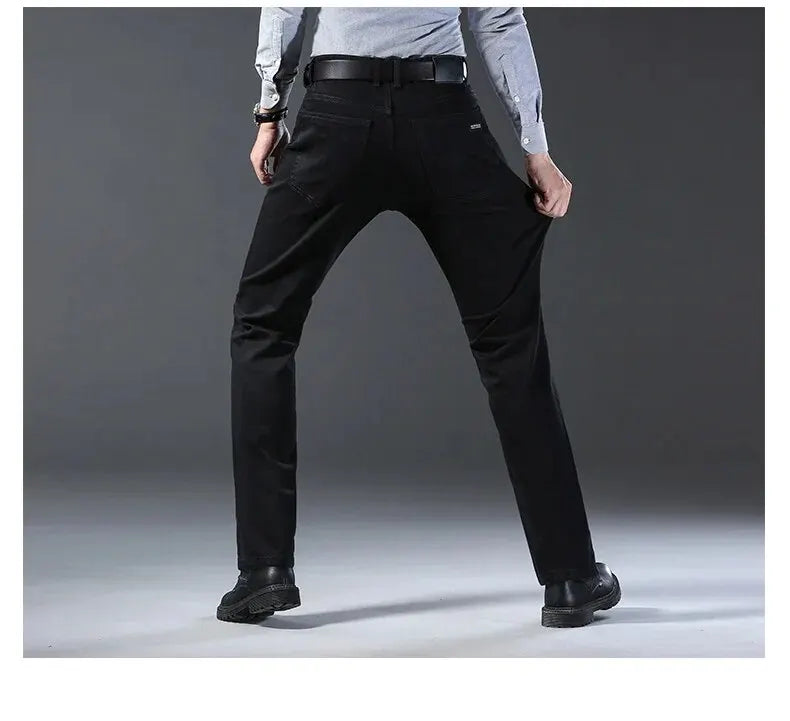 Herrejeans – Klassisk Straight Fit | Business & Casual